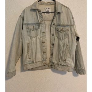 Light Wash Oversized Jean Jacket